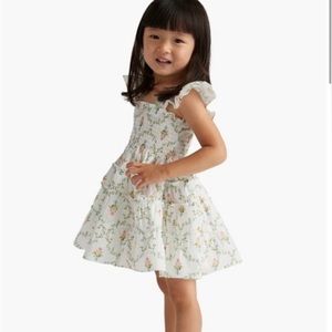 Hill House Tiny Ellie dress in Pastel Trellis size 3-4